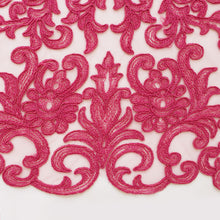 Load image into Gallery viewer, Corded Lace (Floral - 52"-54")