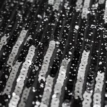 Load image into Gallery viewer, Sequin Mesh (Stripes - 52" to 56")