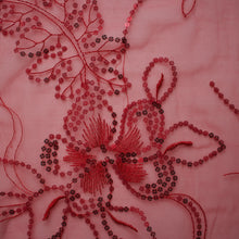 Load image into Gallery viewer, Sequin Mesh (Floral - 54")