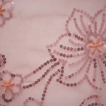 Load image into Gallery viewer, Sequin Mesh (Floral - 54")