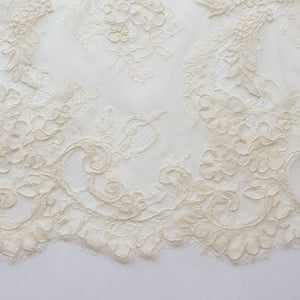 Corded Chantilly Lace (Floral - 56")