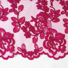 Load image into Gallery viewer, Corded Lace (Floral - 52&quot;)