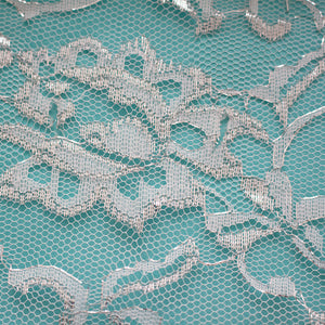Metallic Lace (Floral - 42" to 45")