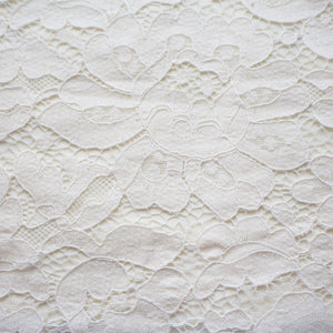Fine Peony Corded Lace (Floral - 60")