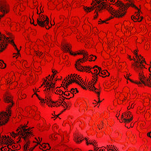 Load image into Gallery viewer, Chinese Silk Brocade (Dragons and Florals - 30&quot;)