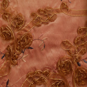 3D Polyester Brocade (Florals - 60")