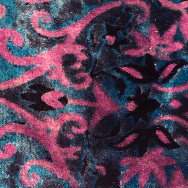 Rayon/Polyester Velvet (Printed - 45