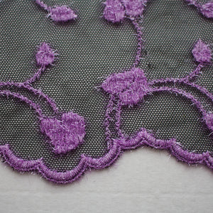 Embroidered Tulle (Floral - 60")