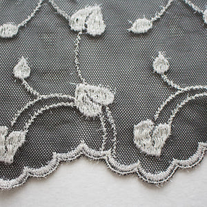 Embroidered Tulle (Floral - 60")